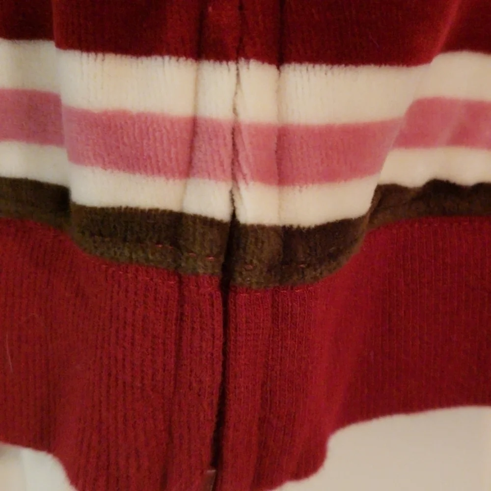 Gymboree Velour Striped Hoodie